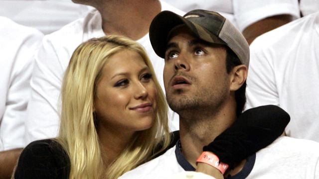 Anna Kournikova y Enrique Iglesias.