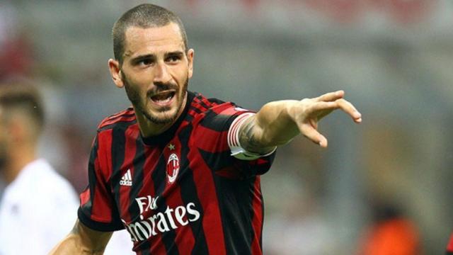 Bonucci con el Milan. Foto acmilan.com