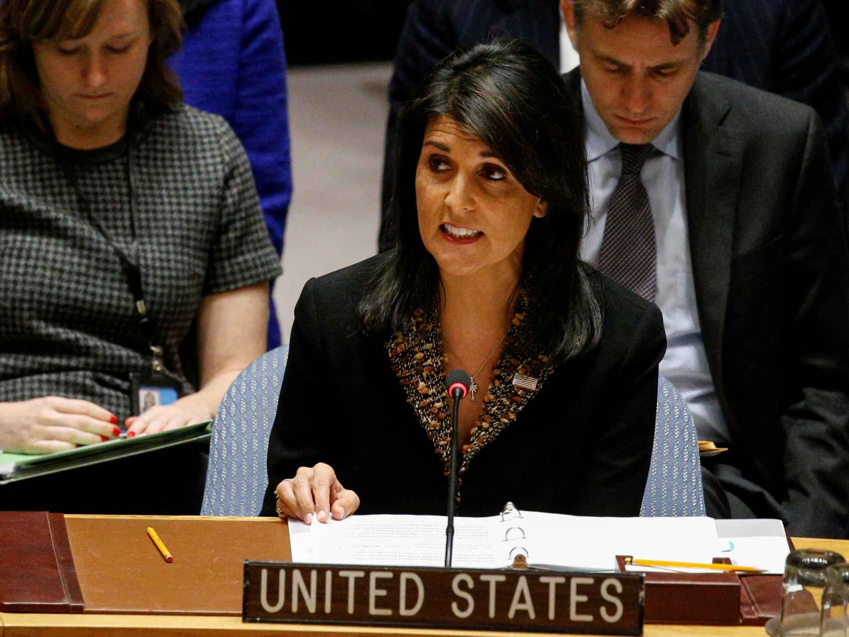 Nikki Haley, embajadora de EEUU en la ONU