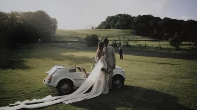 Ana Boyer y Fernando Verdasco en su boda.