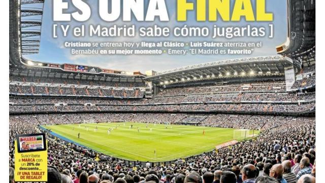 Portada MARCA (22/12/17)