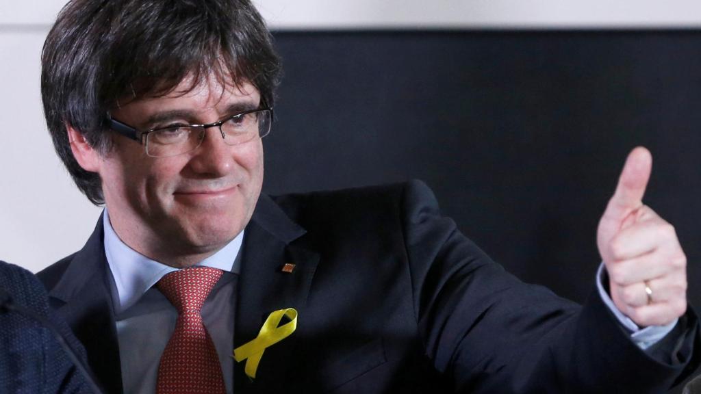 Puigdemont, este jueves.