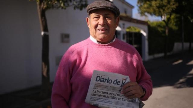 Rufino Arrimadas, padre de la lideresa de Ciudadanos en Cataluña, Inés Arrimadas, fotografiado en Jerez de la Frontera este pasado jueves.