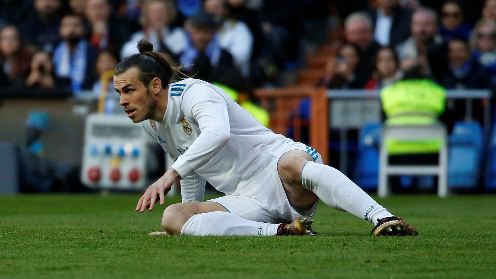 Gareth Bale durante el partido.