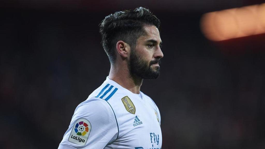 Isco, en un partido con el Madrid.