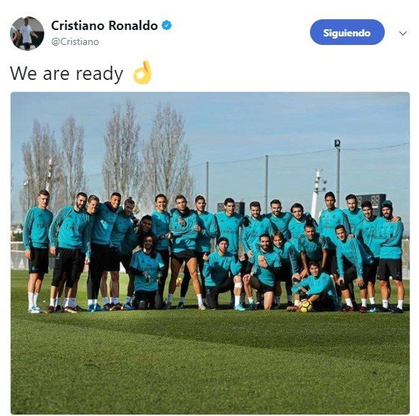 El mensaje de Cristiano a sus compañeros antes de El Clásico