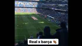 Vinicius, en el Real Madrid - Barcelona