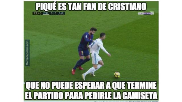 Meme de El Clásico. Foto. memedeportes.com