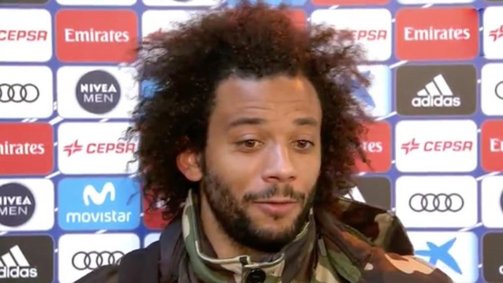 Marcelo, en zona mixta tras El Clásico