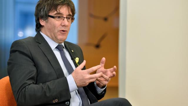 Carles Puigdemont, en una entrevista reciente.