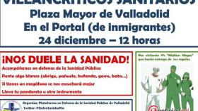 Valladolid-villacriticos-sanidad-protesta-plaza-mayor