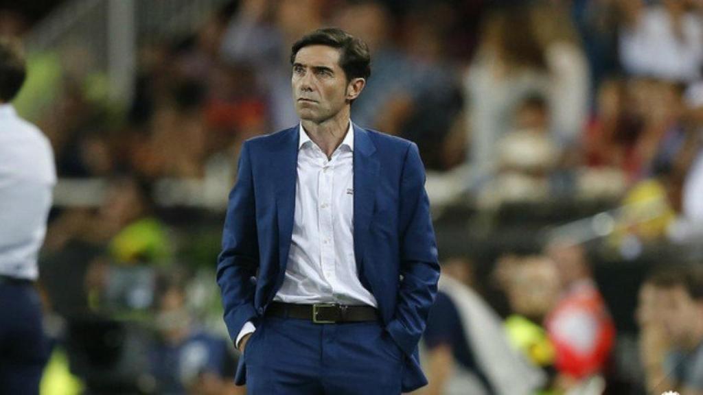 Marcelino, entrenador del Valencia. Foto: valenciacf.com