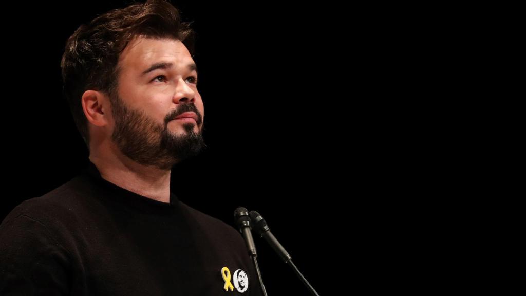 El portavoz adjunto de ERC en el Congreso de los Diputados, Gabriel Rufián.