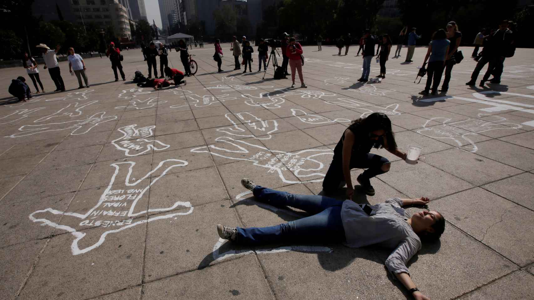 Manifestación contra la impunidad de la violencia en México DF