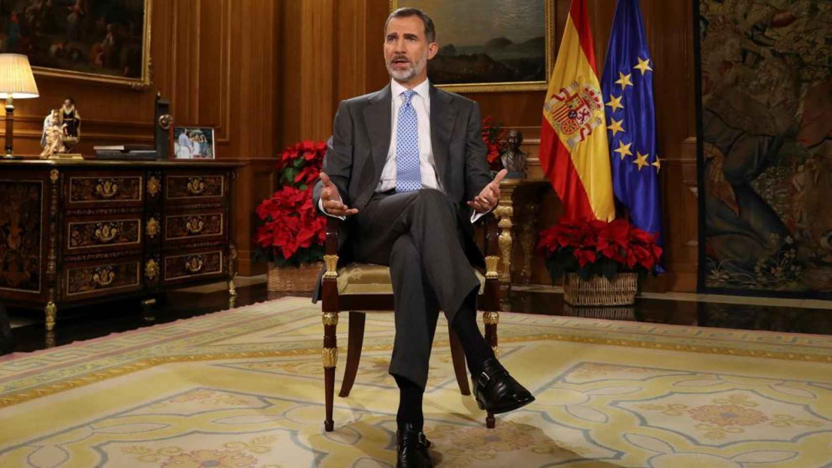 La crisis catalana hace subir la audiencia del discurso del Rey