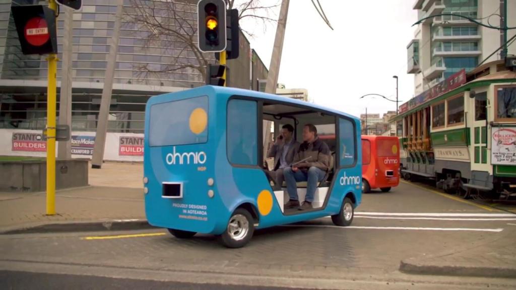 Christchurch nueva zelanda bus autonomo shuttle autonomo ahmio