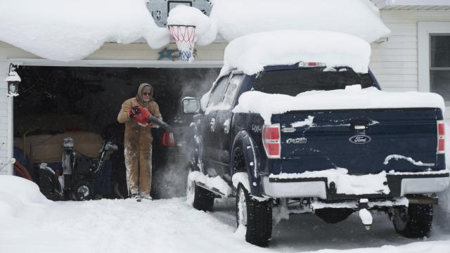 La nevada de récord en Erie, Pensilvania.