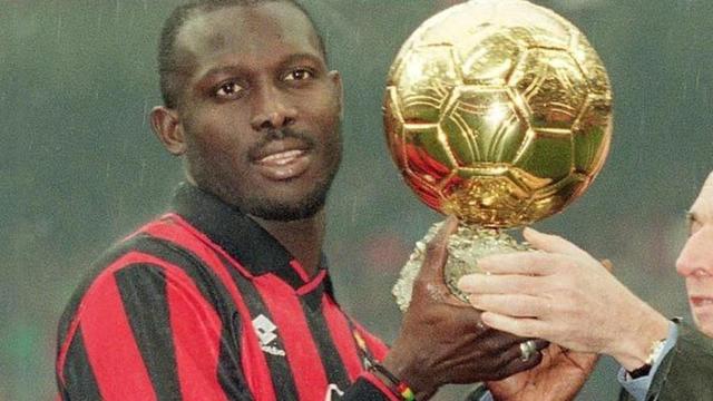 George Weah, Balón de Oro en 1995.