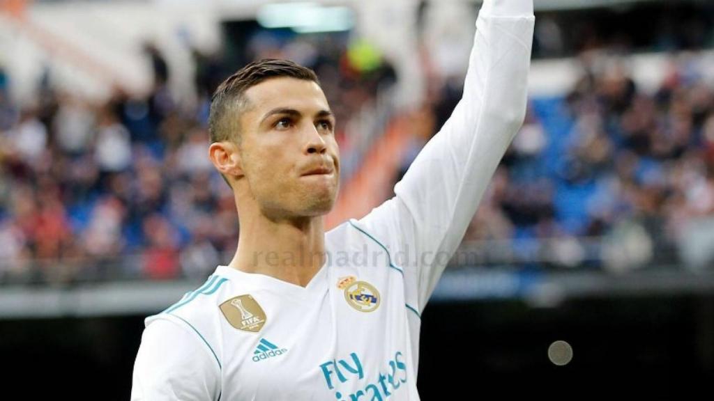 Cristiano Ronaldo, en el Santiago Bernabéu