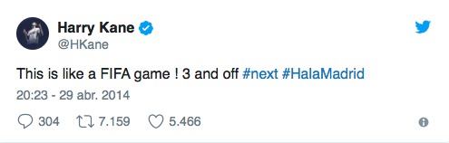 El tuit madridista de Kane en 2014 que acerca su fichaje