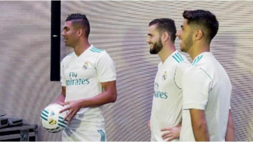 Casemiro, Nacho y Asensio