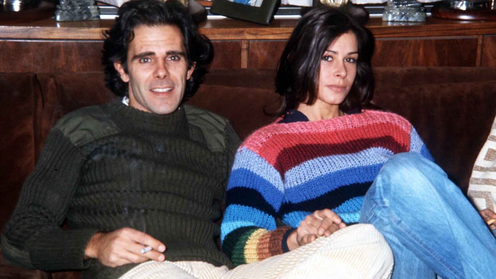 'Merry', junto a su entonces marido, Jimmy Giménez-Arnau, en 1980.