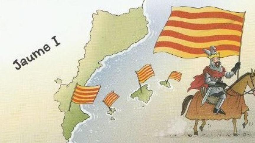 Jaume I se presenta como un rey catalán.