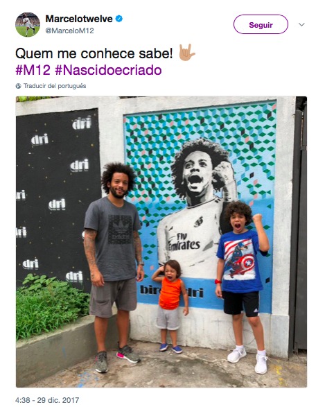 Marcelo manda un mensaje a sus críticos junto a sus hijos