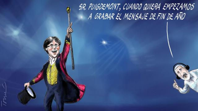 El gran showman Hughdemont.