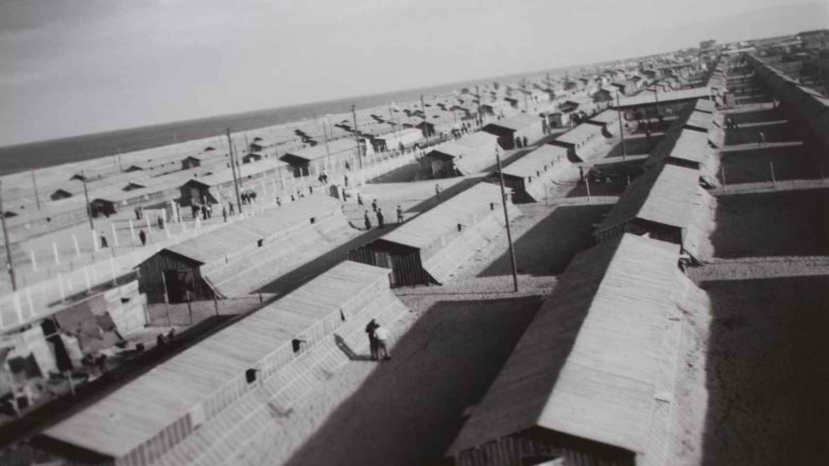 El campo tenía 600 barracones para más de 20.000 refugiados
