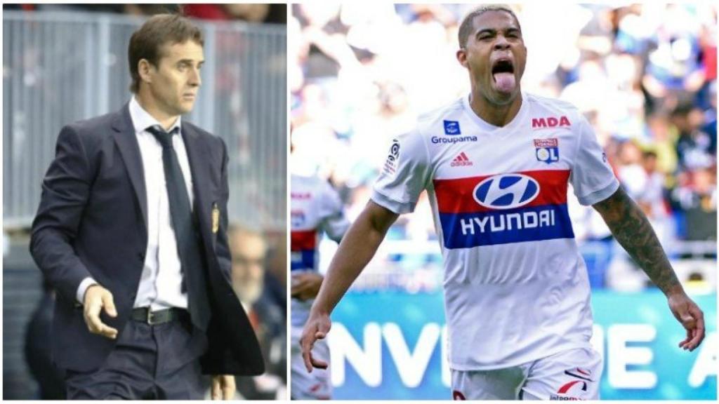 Julen Lopetegui y Mariano Díaz