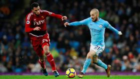 Silva reapareció el día 2 con el City en el encuentro ante el Watford.