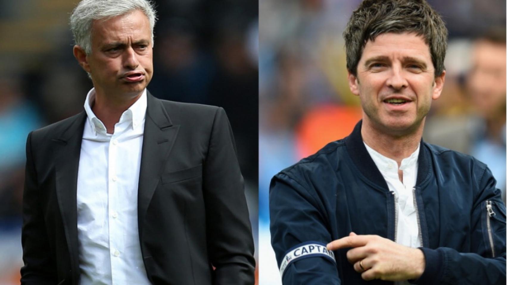 José Mourinho y Noel Gallagher.