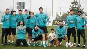 Entrenamiento del Real Madrid. Foto. Twitter (@raphaelvarane)