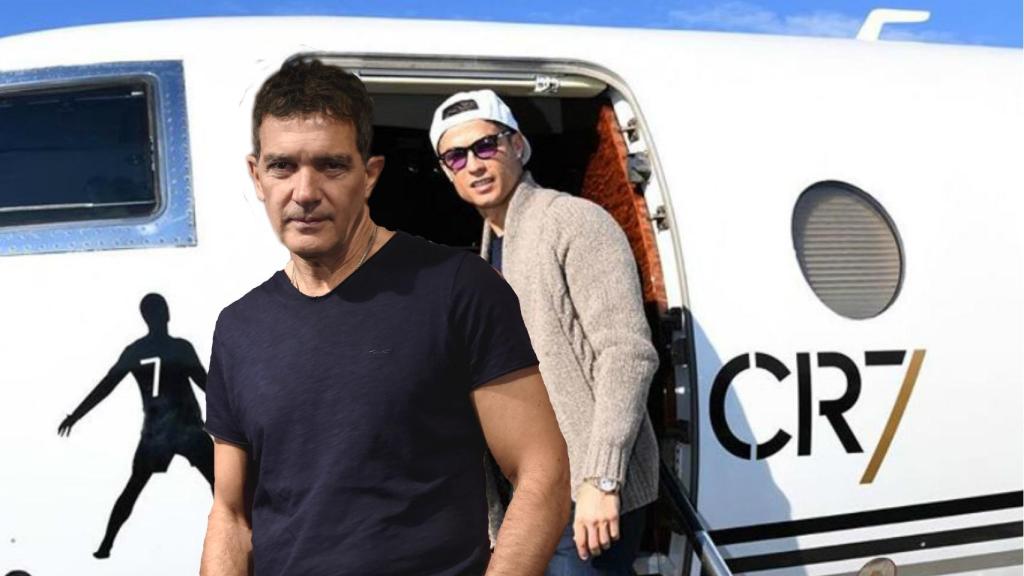 Antonio Banderas y Cristiano Ronaldo.