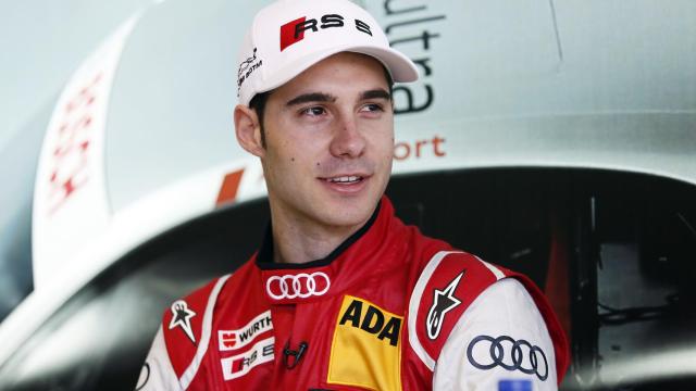 Miguel Molina en una imagen durante la presentación de un Audi.