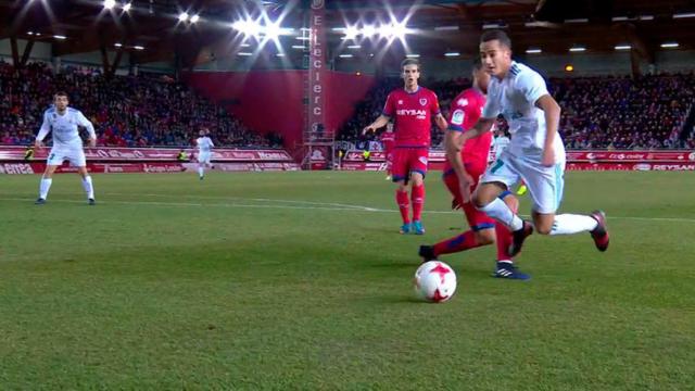 Penalti sobre Lucas Vázquez