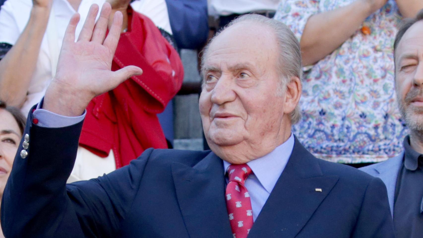 Juan Carlos I, durante la última feria de San Isidro.