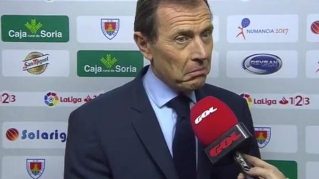 Butragueño en zona mixta