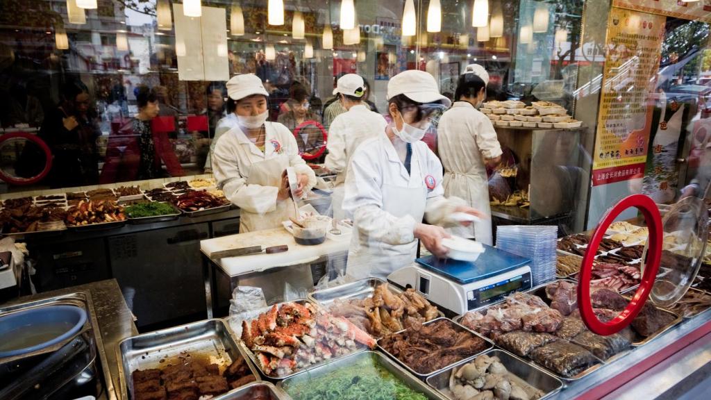 El vídeo se grabó en un mercado de la ciudad china de Hengyang