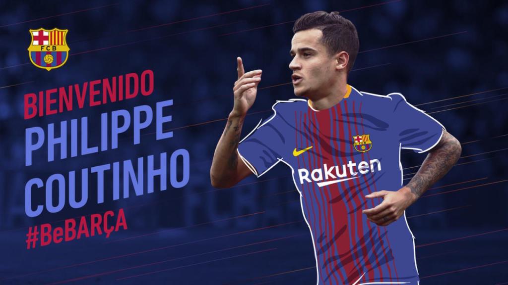 Coutinho, nuevo jugador del Barça.