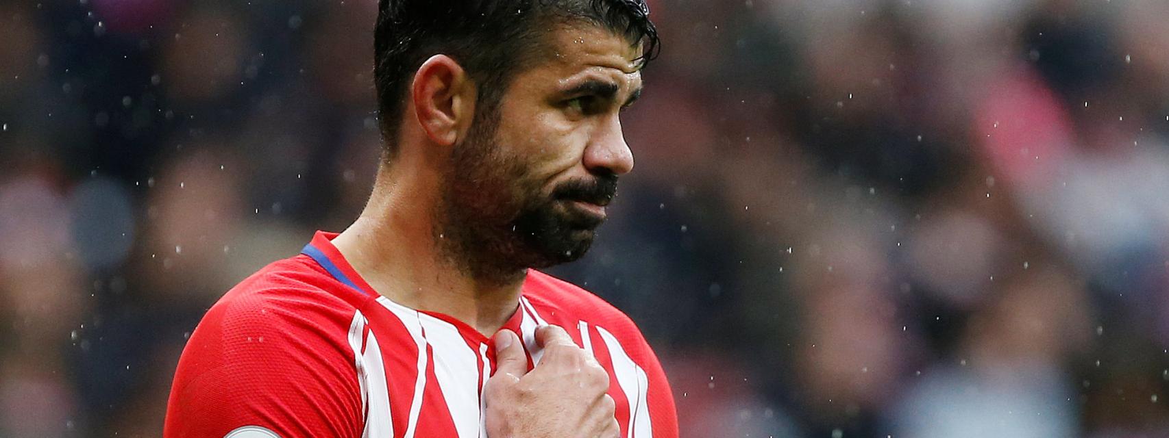 Diego Costa durante el partido ante el Getafe.