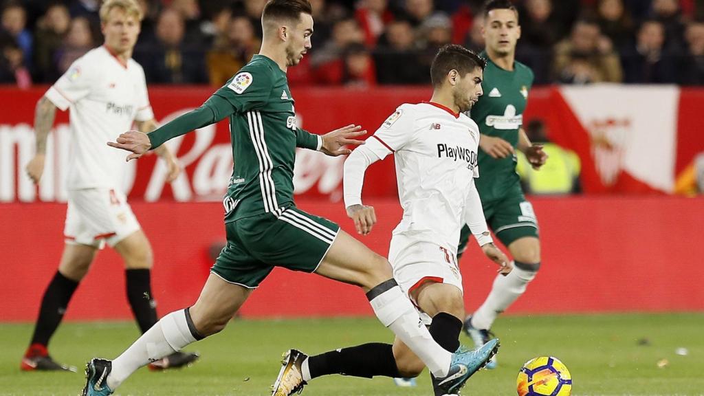 Imagen del Sevilla - Betis de Liga.