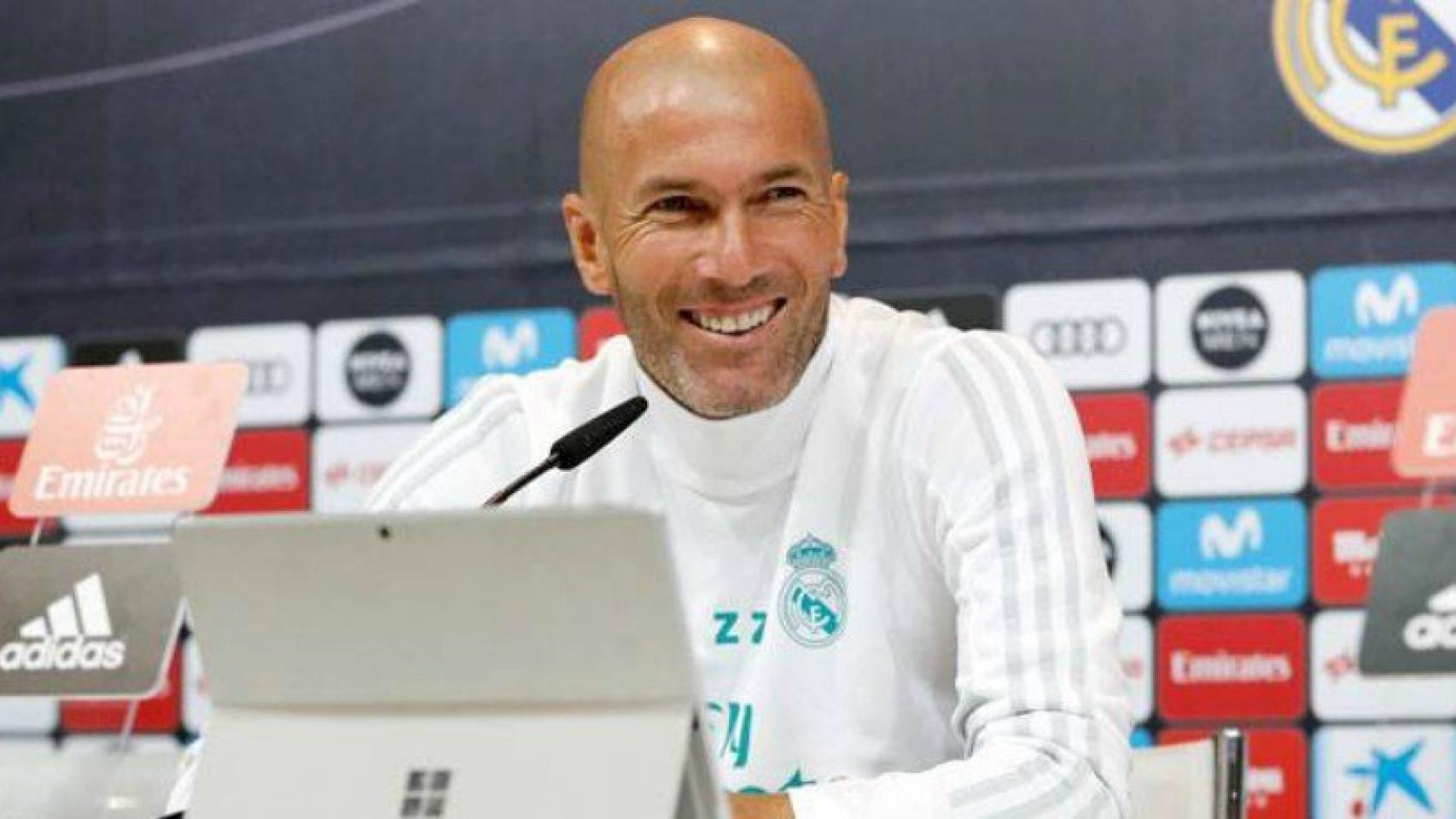 Zidane, en rueda de prensa