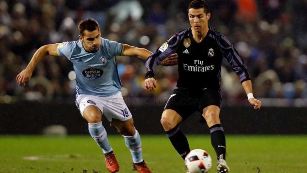 Cristiano Ronaldo ante el Celta