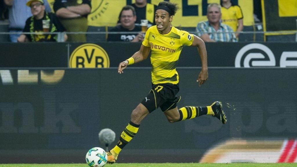 Aubameyang, con el Dortmund. Foto: bvb.de