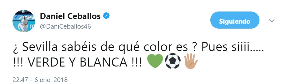 El comentario de Ceballos tras el triunfo del Betis en el derbi