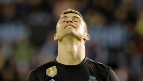 Cristiano Ronaldo se lamenta en el Celta - Real Madrid.