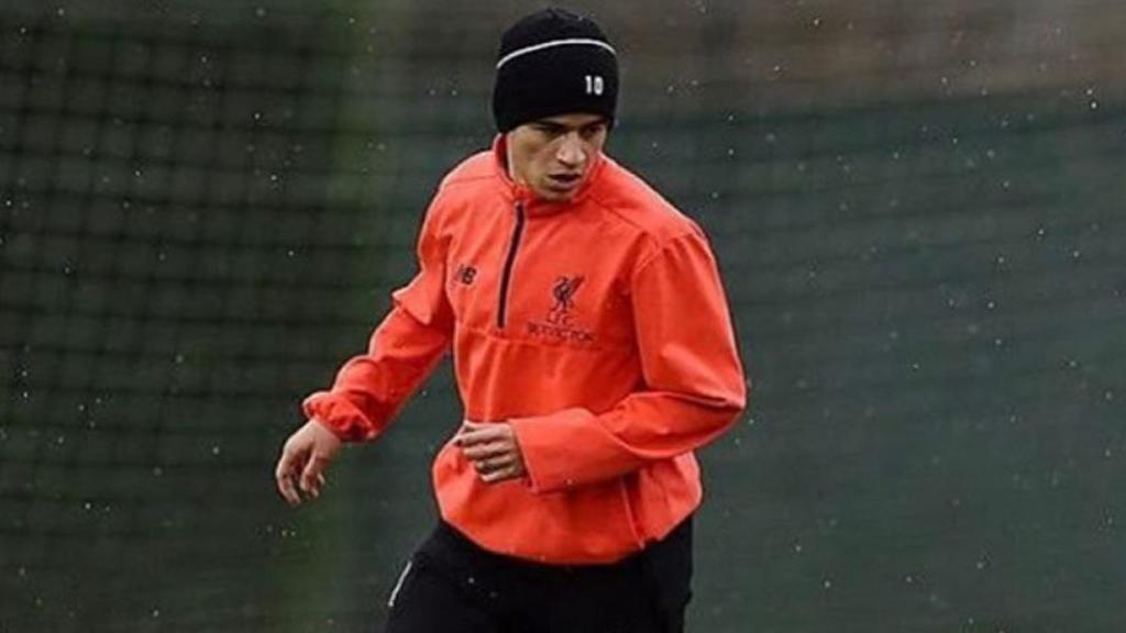 Coutinho durante un entrenamiento. Foto: Instagram (@phil.coutinho)