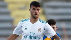 Álex Martín, con el Juvenil A en la UEFA Youth League